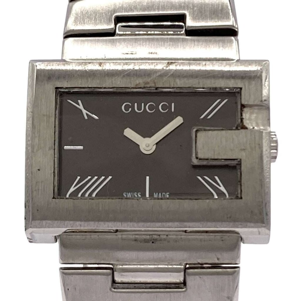 Auth Gucci - 100l 10091675 Silver Women's Wrist Watch
